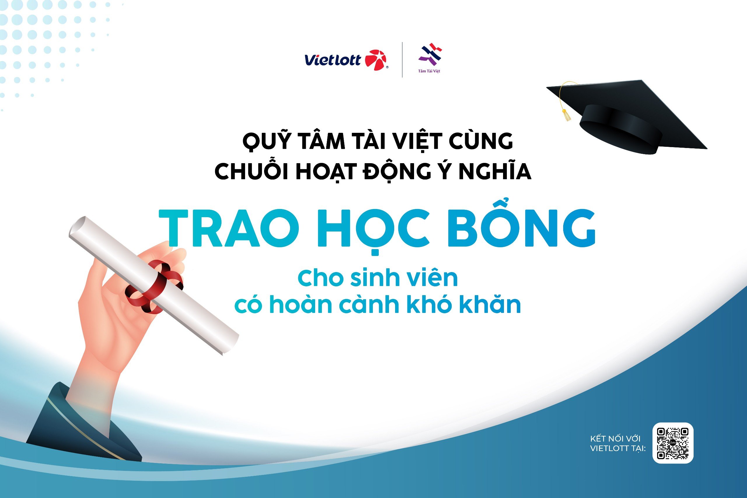 Quỹ Tâm Tài Việt cùng Vietlott chung tay trao cơ hội cho sinh viên Việt Nam